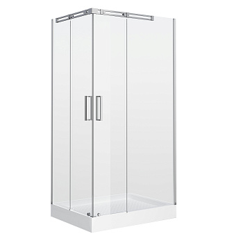 Душевой уголок Grossman Galaxy GR-3120R 120х80 стекло прозрачное профиль хром глянцевый без поддона